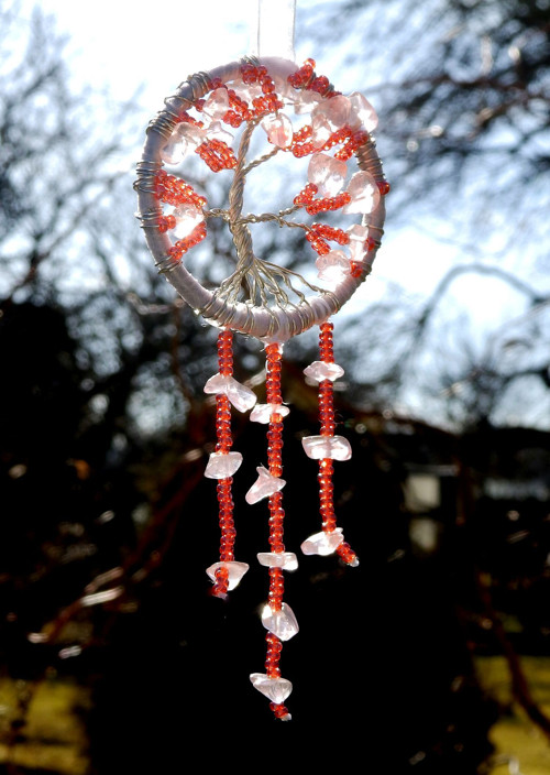 Mini lapač - suncatcher - strom