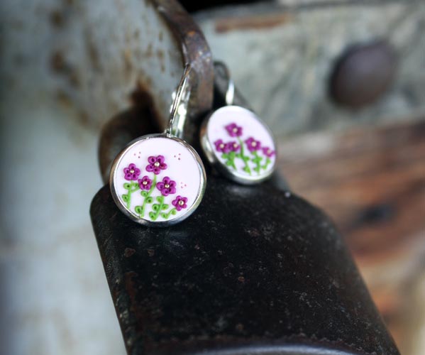 Blooming garden collection - fimo květinky