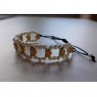 Náramek Shamballa s korálky