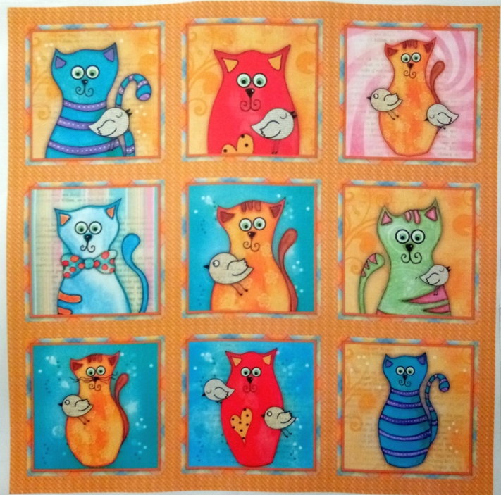 BAVLNĚNÝ PANEL / I NA PEXESO/ 35 x 35 cm  FNP12