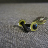 Bezpečnostní oči, zelená barva, 6mm