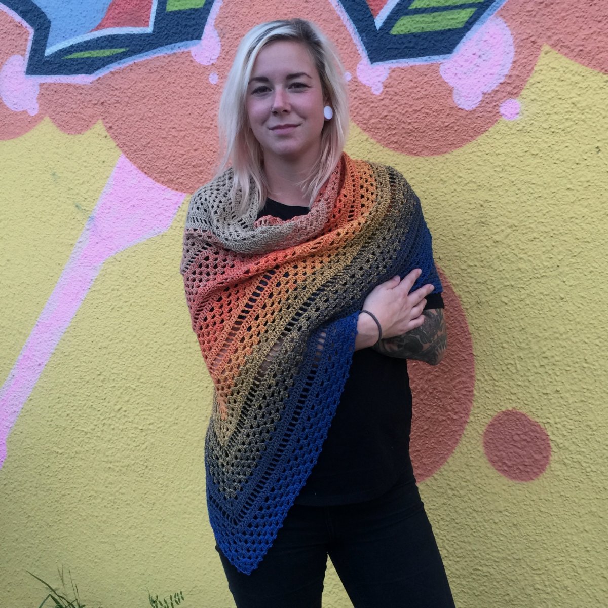 Zachumlat se podzimně - háčkovaný pléd