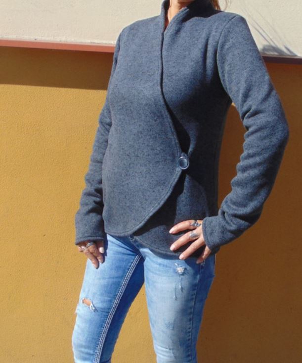 Svetřík zavinovací - barva antracit S - XXXL