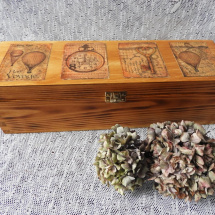 Originální krabice - krása dřeva  vintage