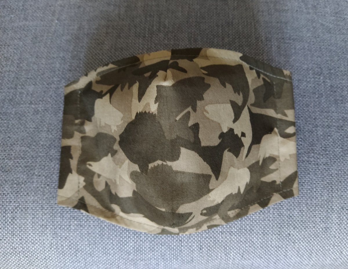 Rouška Designová Dvouvrstvá Rybičky II.