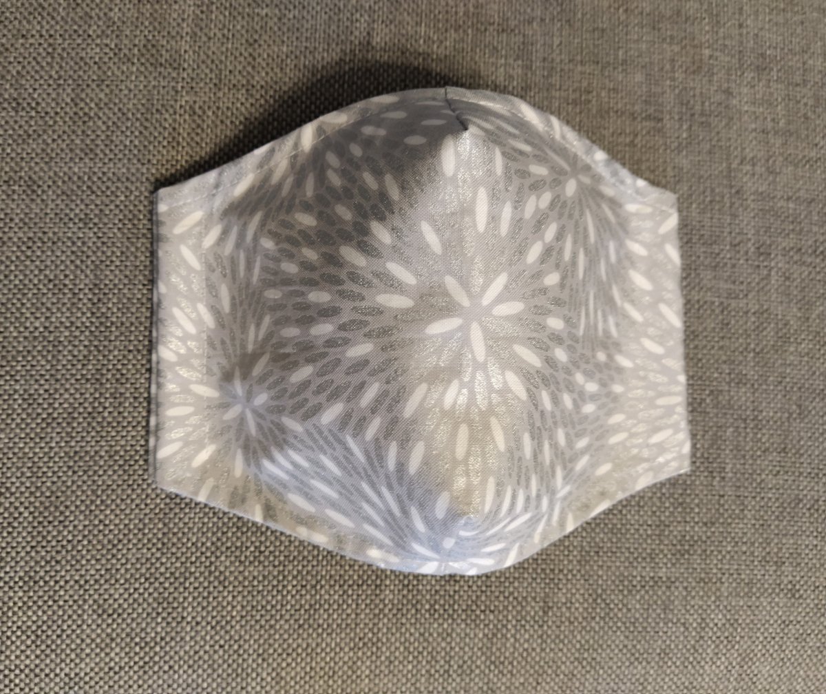 Rouška Designová Stříbřenka