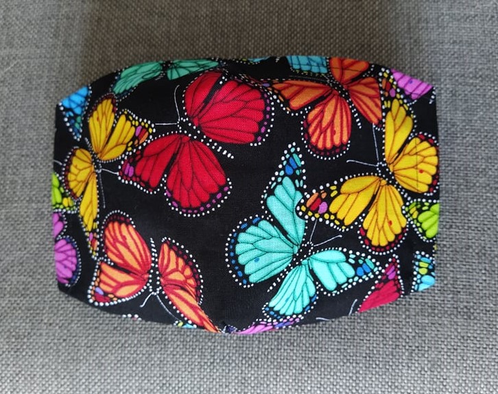 Rouška Designová Veselí motýlci