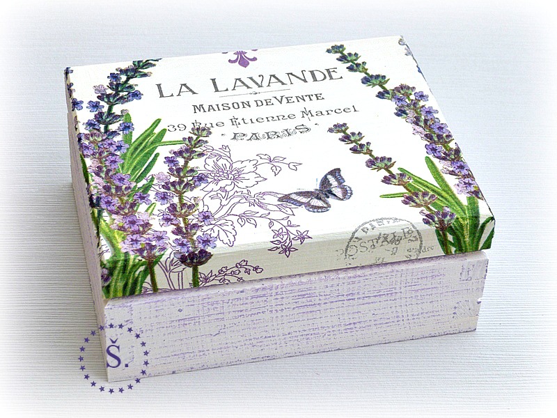 dřevěná truhlička - šperkovnice