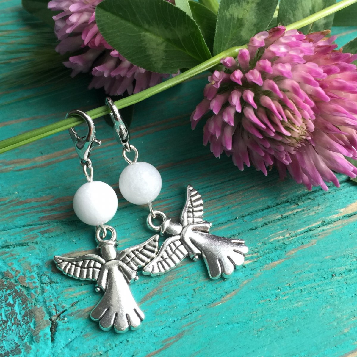 Andělka s bílým jadeitem