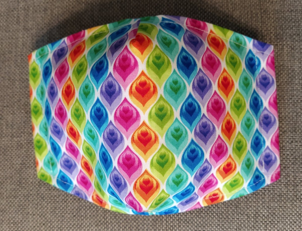 Rouška Designová Duhovka  - dětská 