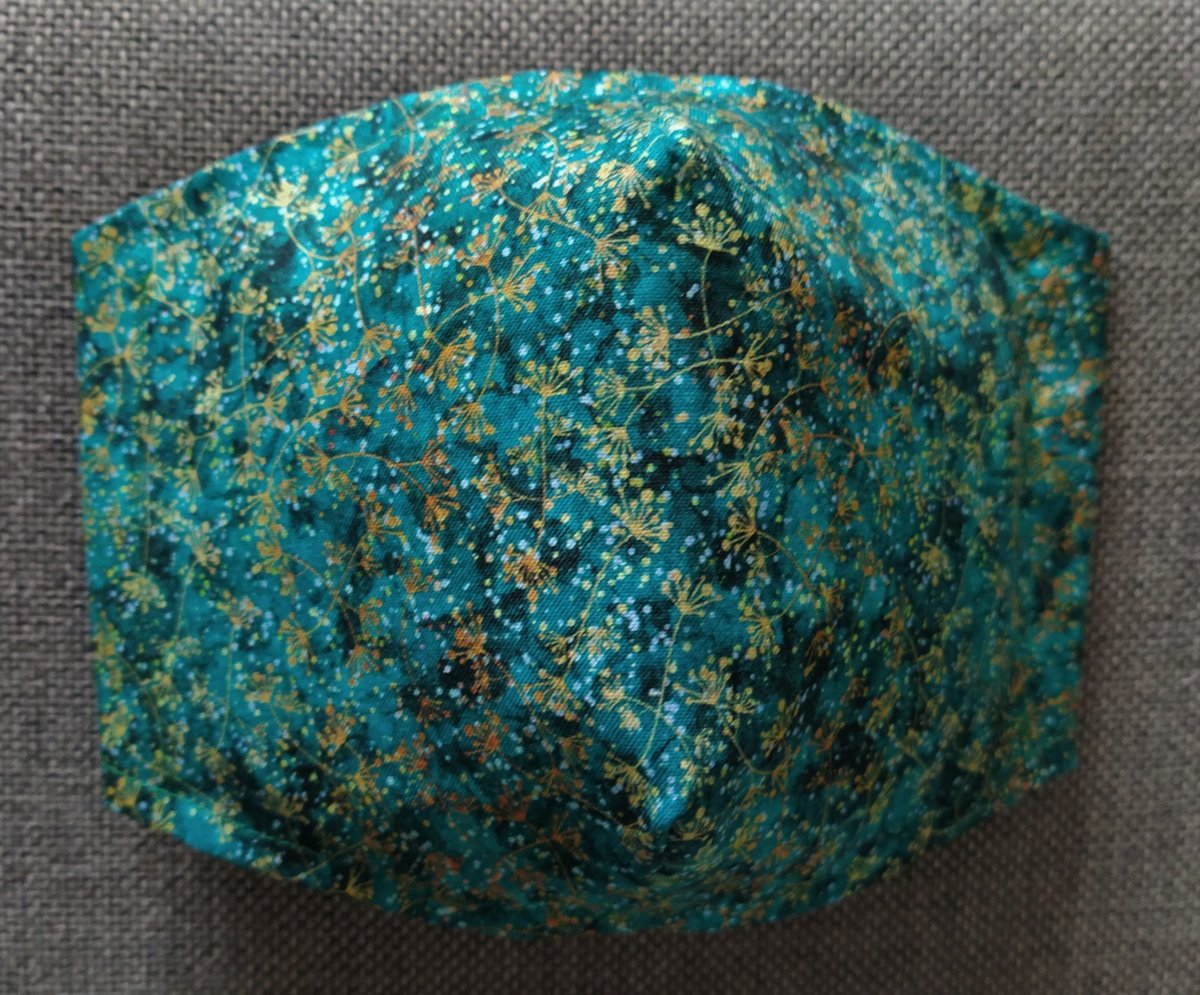 Rouška Designová Pampelišky zelené