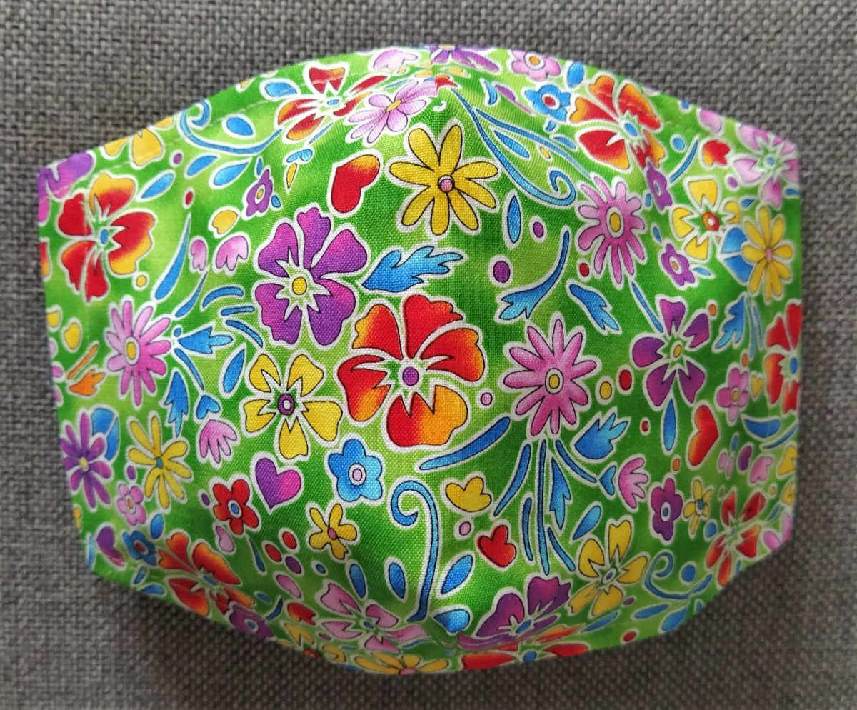 Rouška Designová Letní květy V.