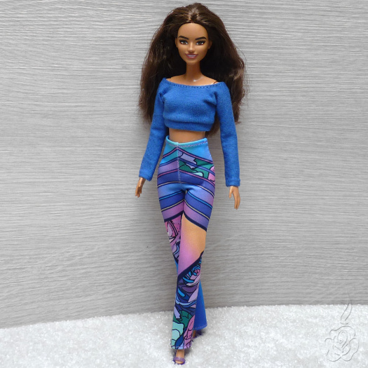 Kalhoty a top pro Barbie