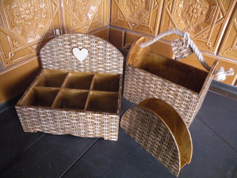 Souprava  - Hnědé proutí