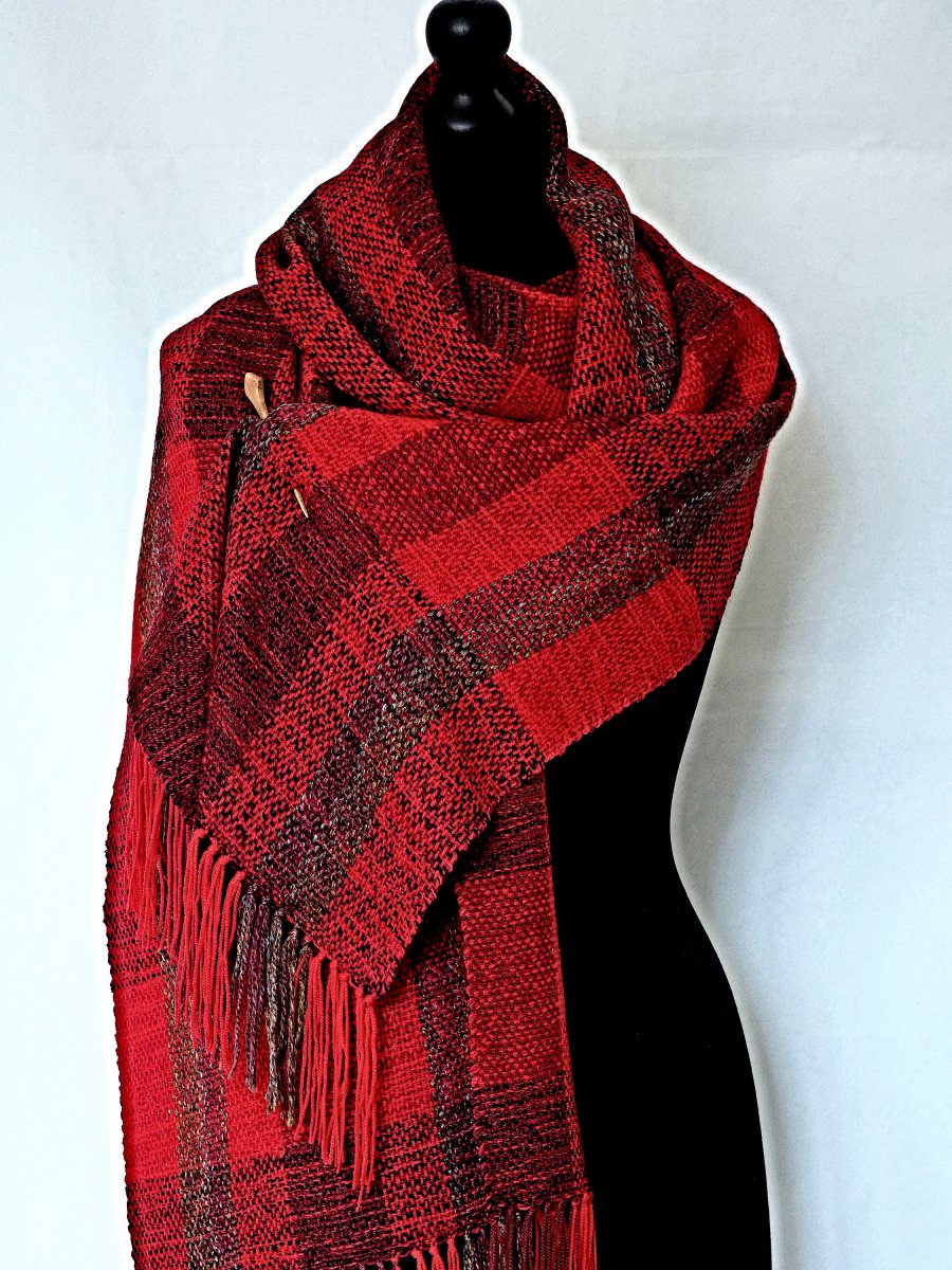 RUČNĚ TKANÁ ŠÁLA - PLÉD - ARANKA