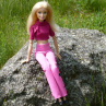 Kalhoty a top pro Barbie