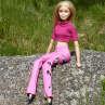 Kalhoty a top pro Barbie