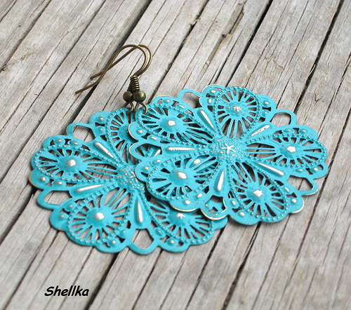 Náušnice ,,KVĚTY,,9