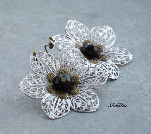 Náušnice(menší) ,,WHITE,,