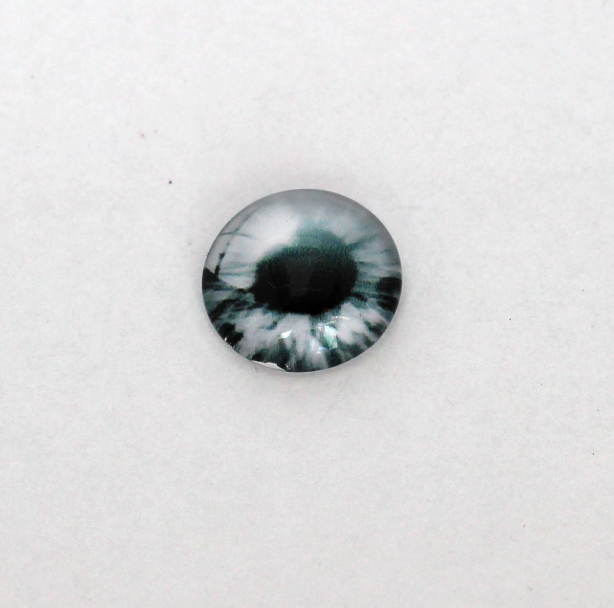Skleněný kabošon dračí oko 14 mm  