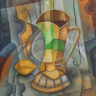 Lampa, citron a housle