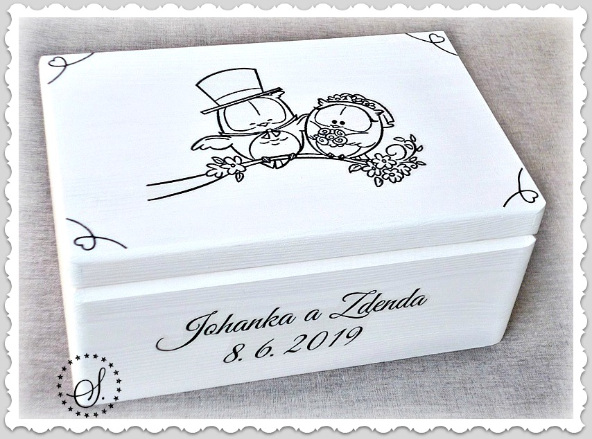 svatební truhla na přáníčka , fotky a jiné potřebné věcičky