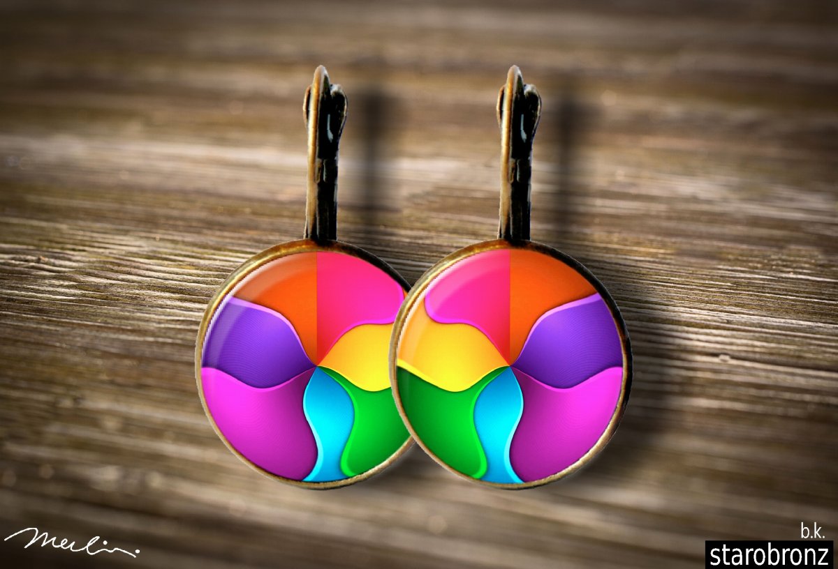  Náušnice - Color party