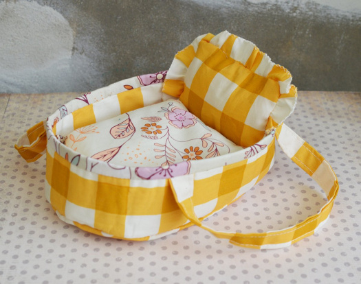 Myší postýlka - kostka (zvířátko 14 cm)