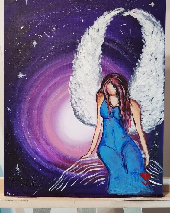 ANDĚL UKLIDNĚNÍ - obraz