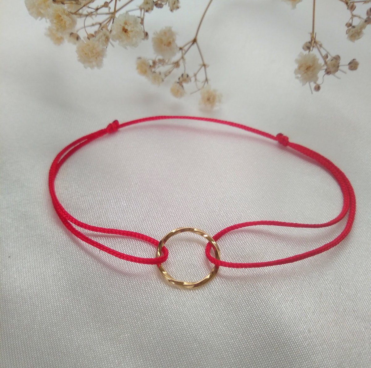 Náramok karma z pozláteného striebra Ag925/1000