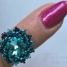 Prstýnek Aquamarine Swarovski.