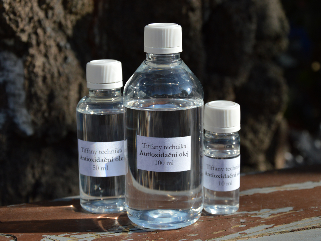 Antioxidační olej (antioxidant) 100 ml pro cínované šperky