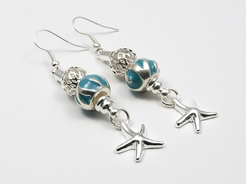 Moře je můj život - náušnice