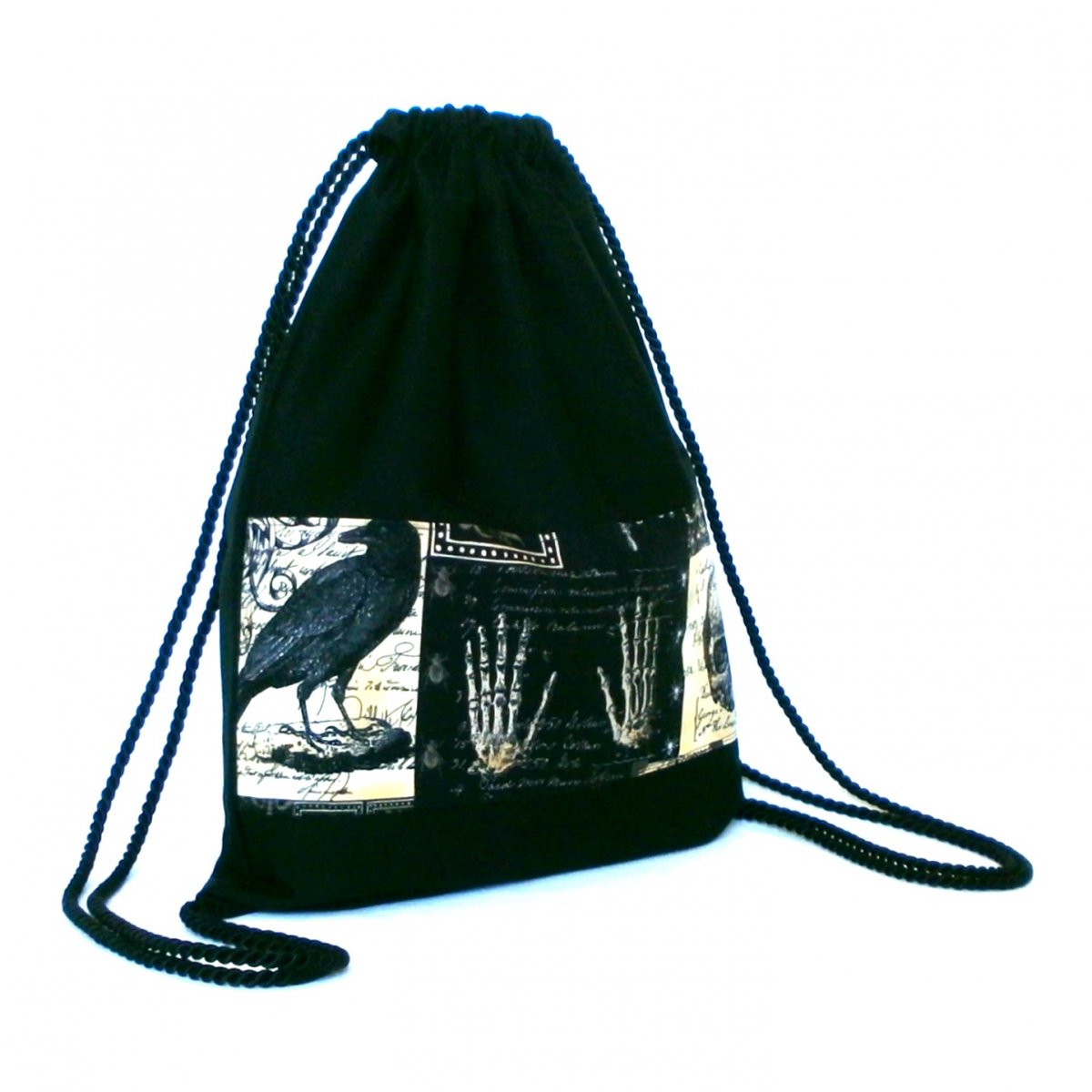 Batoh NIGHTMARE - krkavec/ruce/lebka