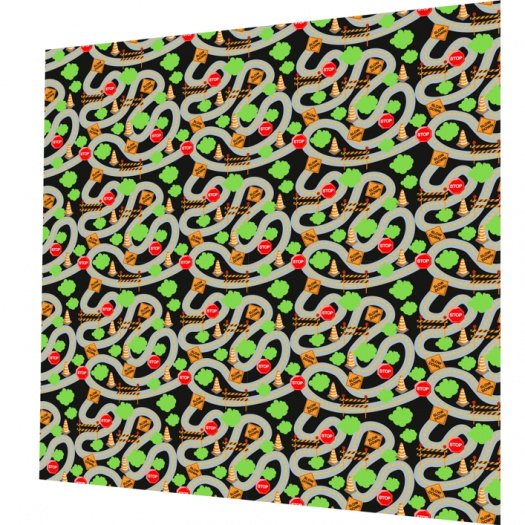 BAVLNĚNÝ PANEL / I NA PEXESO/ 35 x 35 cm  