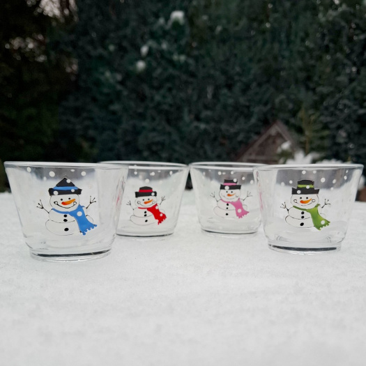 Sněhuláček - malováno ručně