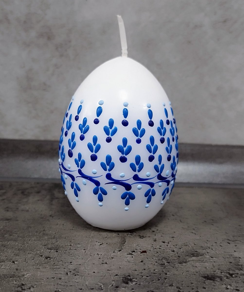 Svíčka ručně zdobená