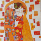 Polibek podle Klimta