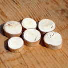Dřevěné kolečko s otvory bříza - prům. cca 4 - 5 cm
