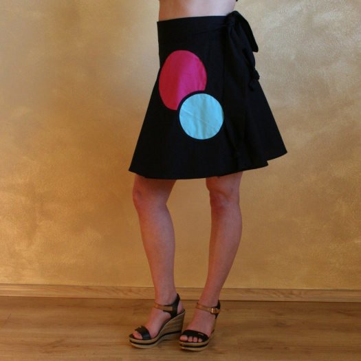 Bumskirt Balls pink-blue