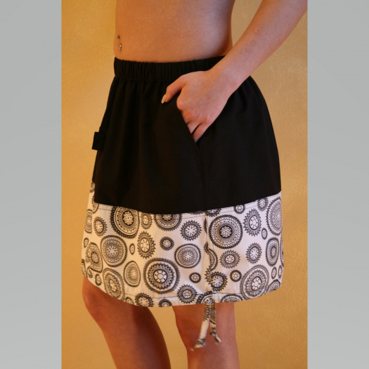 Bumskirt White mandala