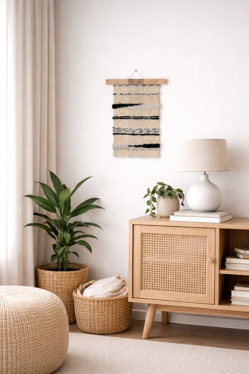 RUČNĚ TKANÝ TEXTILNÍ OBRAZ - TAPISÉRIE