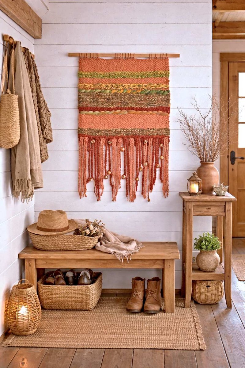 RUČNĚ TKANÁ TAPISÉRIE - TEXTILN9Í OBRAZ