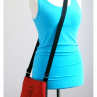 Crossbody UNA V červená