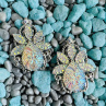 Luxusní crystal - crystal AB náušnice