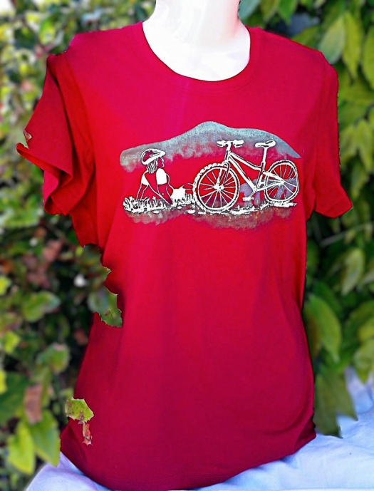 Tričko s cyklo motivem
