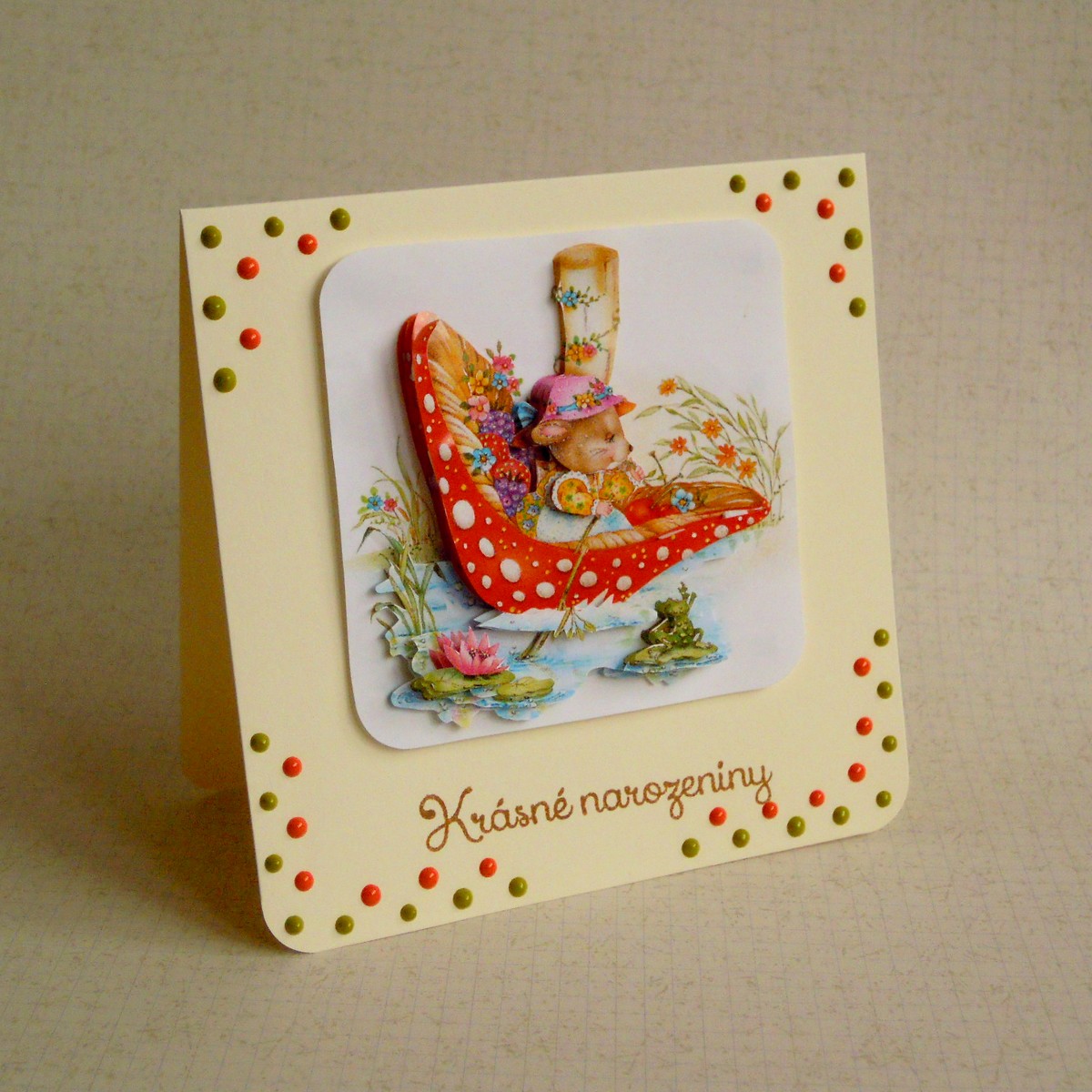 Blahopřání 3D DE-15