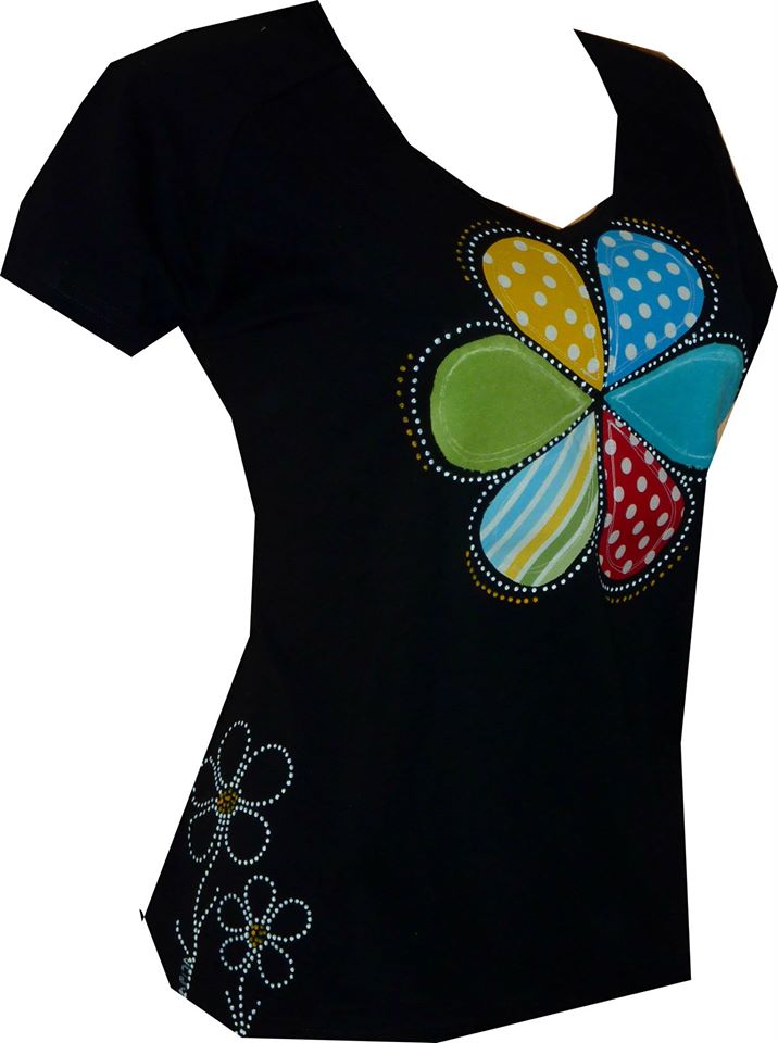 DIVOKÁ KYTKA - tričko dámské