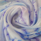 Hedvábný šátek mramorovaný