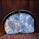 Kulatá kosmetická taštička - Paisley